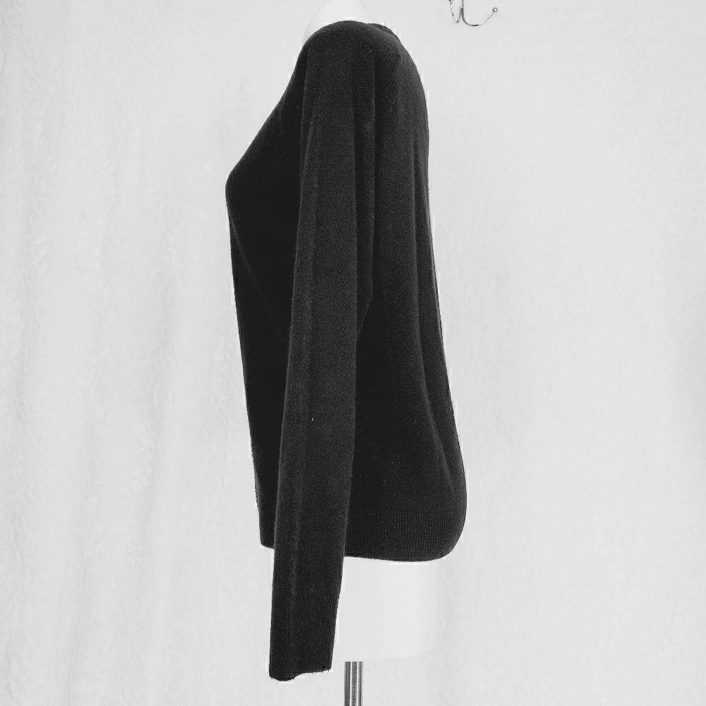 Karen Scott black sweater size Small - Picture 2 of 6
